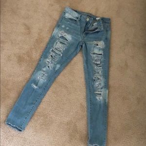 American Eagle Ripped Hi-Rise Jeans